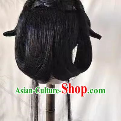 Wig Ancient Costume Women Front Lace Hand Hook Butterfly Essence With Hanfu Style Hair