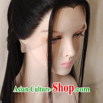 Ancient Costume Wig TV Series Jiang Yan Senior Sister Li Wig Hand Hook Front Lace