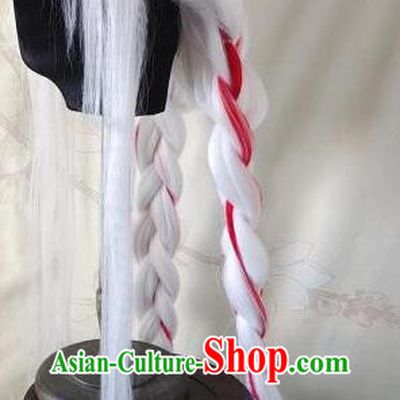 Front Hand Hook White And Red Mixed Color King Yang Yuhuan Glory Yin Tiger Heart Song Wig Year Of The Tiger