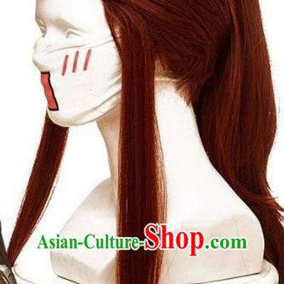 Overwatch Brigitte COS Wig
