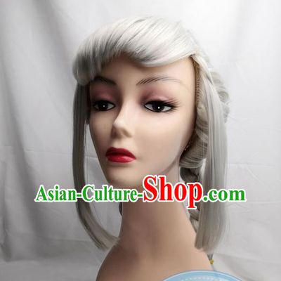Silver Gray Apex Cos Hero Loba Anime COS Wig