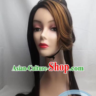 COSPLAY Cookie Run Kingdom Caramel Arrow Anime Wig