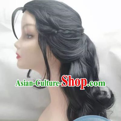 The Legend Of Machina Vax Ildan Black Styling COS Wig
