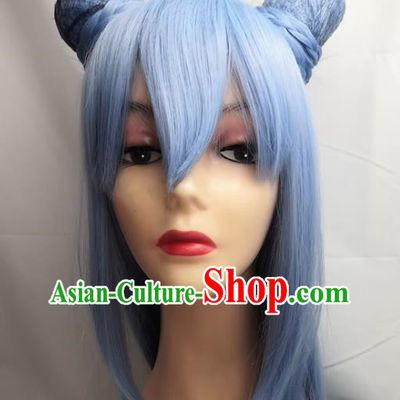 Cosplay Fake Hair Virtual Vtuber Inuyama Tamaki Hair Bag Maruko Custom Made Wig