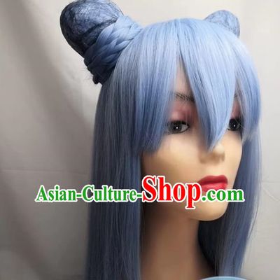 Cosplay Fake Hair Virtual Vtuber Inuyama Tamaki Hair Bag Maruko Custom Made Wig