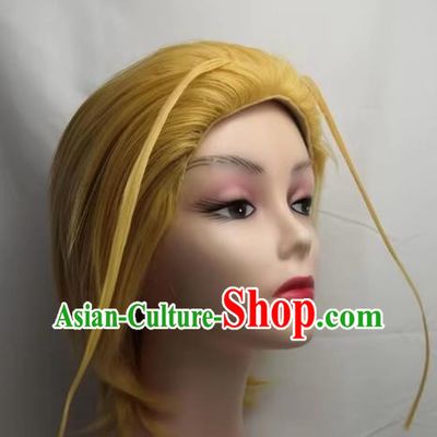 COSPLAY Kingdom Hearts Cos Laxian Hairy Cockroach Mustache Short Wig