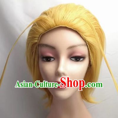 COSPLAY Kingdom Hearts Cos Laxian Hairy Cockroach Mustache Short Wig