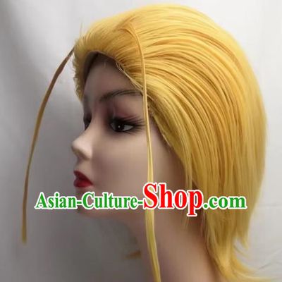 COSPLAY Kingdom Hearts Cos Laxian Hairy Cockroach Mustache Short Wig
