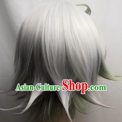 Plushuka COS Comes From The Abyss Two Color Highlight Turned Up Short Cosplay Wig