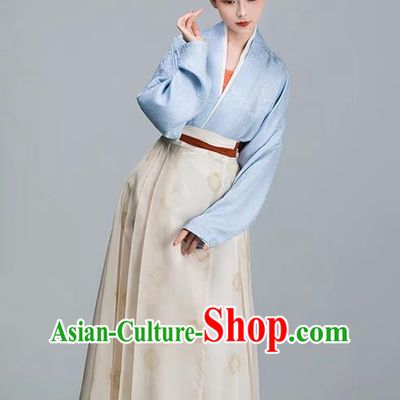 China Traditional Hanfu Mulberry Silk Dresses Song Dynasty Noble Woman Clothing Ancient Court Empress Replica Costumes
