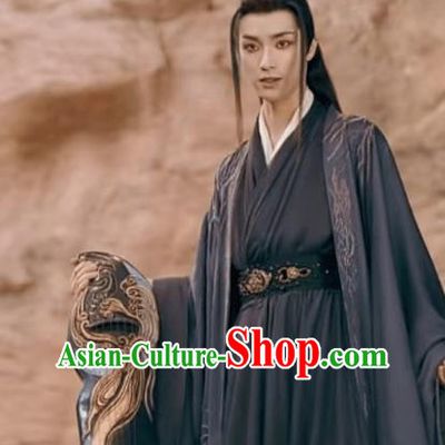 China TV Series Chong Zi Demon King Wan Jie Clothing Warrior Chu Bufu Outfit