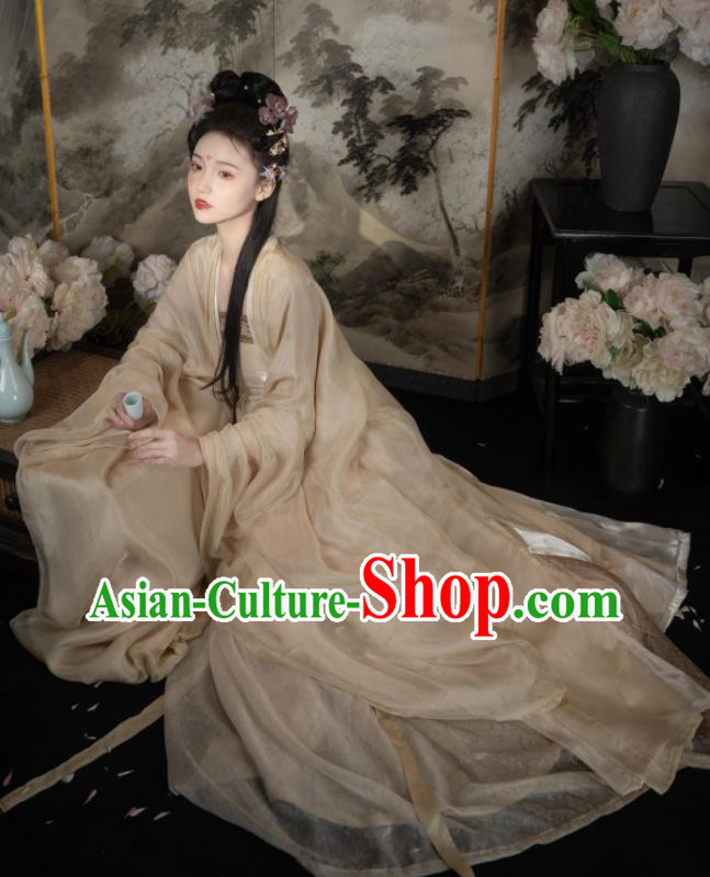 Chinese Traditional Hanfu Clothing Tang Dynasty Princess Garment Costumes Ancient Goddess Dresses Chinese Traditional Hanfu Clothing Tang Dynasty Princess Garment Costumes Ancient Goddess Dresses