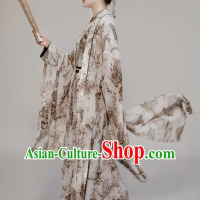 Chinese Ancient Young Childe Clothing Jin Dynasty Swordsman Hanfu Dress Traditional Scholar Garment Costumes