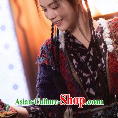 TV Series Love Between Fairy and Devil Jie Li Garment Costumes Chinese Ancient Village Woman Clothing Female Civilian Dress