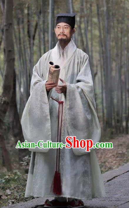 Chinese Traditional Wide Sleeve Gown Ming Dynasty Dress Ancient Scholar Clothing Chinese Traditional Wide Sleeve Gown Ming Dynasty Dress Ancient Scholar Clothing