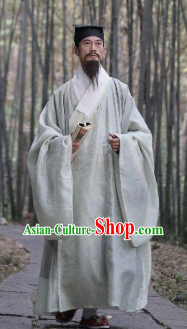 Chinese Traditional Wide Sleeve Gown Ming Dynasty Dress Ancient Scholar Clothing Chinese Traditional Wide Sleeve Gown Ming Dynasty Dress Ancient Scholar Clothing