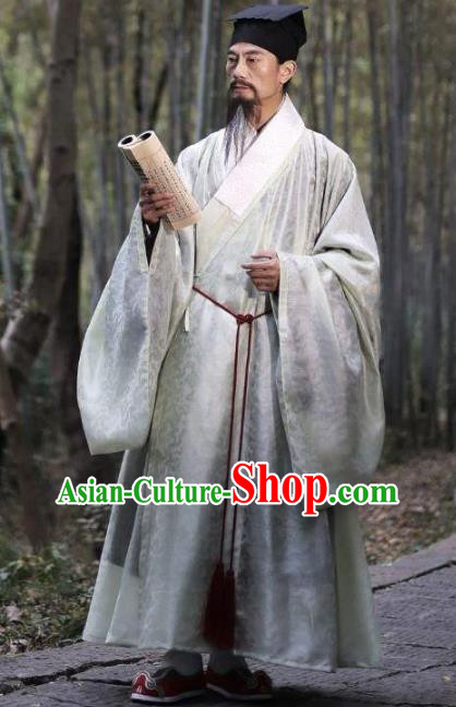 Chinese Traditional Wide Sleeve Gown Ming Dynasty Dress Ancient Scholar Clothing Chinese Traditional Wide Sleeve Gown Ming Dynasty Dress Ancient Scholar Clothing