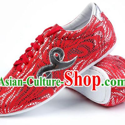 Professional Martial Arts Shoes Wushu Competition Red Shoes Chinese Kung Fu Shoes