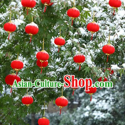 Chinese New Year Lanterns Outdoor Hanging Lanterns Waterproof Lanterns