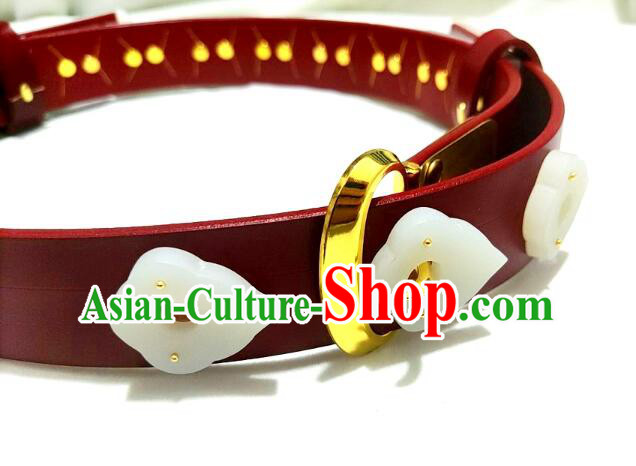 Chinese Ancient Hanfu Belts Traditional Leather Waistband Song Dynasty Belt for Men Chinese Ancient Hanfu Belts Traditional Leather Waistband Song Dynasty Belt for Men