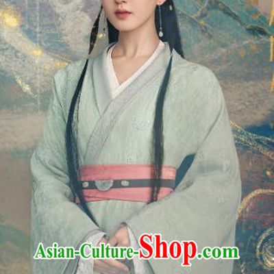 Chinese Han Dynasty Princess Garment Costumes Ancient Noble Lady Clothing TV Series Love Like The Galaxy Cheng Shao Shang Dress