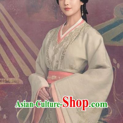 Chinese TV Series Love Like The Galaxy Dresses Han Dynasty Young Lady Historical Costumes Ancient Court Princess Clothing