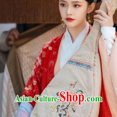 Chinese Ancient Qiantang Musician Clothing TV Series A Dream of Splendor Song Yin Zhang Dresses Song Dynasty Young Beauty Historical Costumes