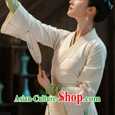 Chinese Song Dynasty Young Woman Historical Costumes Ancient Dance Beauty Clothing TV Series A Dream of Splendor Zhao Pan Er Dresses