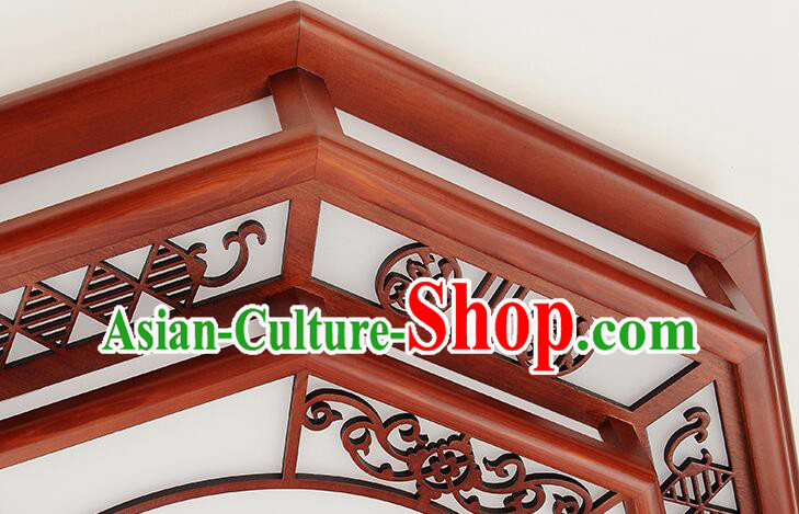 Chinese Handmade Wood Lantern Traditional Ceiling Lamp Eight Diagrams Lantern Chinese Handmade Wood Lantern Traditional Ceiling Lamp Eight Diagrams Lantern