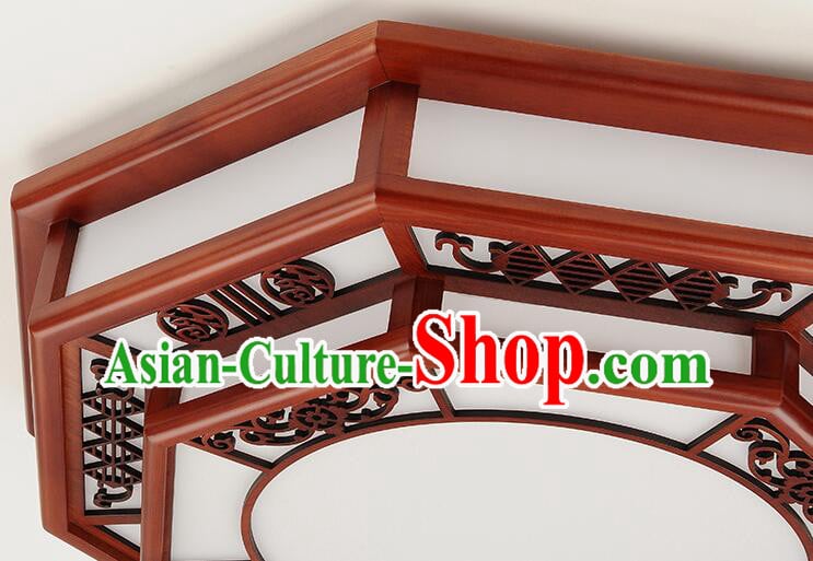 Chinese Handmade Wood Lantern Traditional Ceiling Lamp Eight Diagrams Lantern Chinese Handmade Wood Lantern Traditional Ceiling Lamp Eight Diagrams Lantern