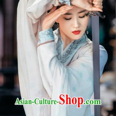 Chinese Ancient Swordswoman Clothing Drama A Dream of Splendor Zhao Pan Er Dresses Song Dynasty Historical Costumes