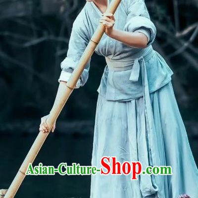 Chinese Ancient Young Woman Clothing Drama A Dream of Splendor Zhao Pan Er Dresses Song Dynasty Commoner Historical Costumes