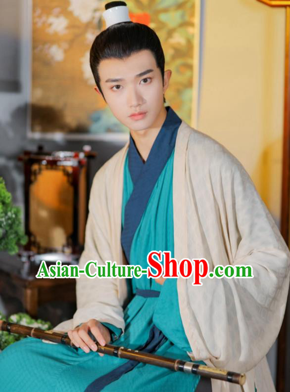China Ancient Scholar Clothing Traditional Hanfu Chinese Song Dynasty Young Childe Costumes China Ancient Scholar Clothing Traditional Hanfu Chinese Song Dynasty Young Childe Costumes