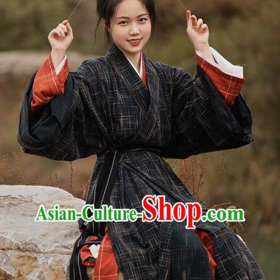 China Song Dynasty Civilian Female Clothing Ancient Young Lady Costumes Hanfu Dresses Complete Set