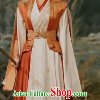 Chinese Swordswoman Clothing Drama The Blood of Youth Sikong Qianluo Dresses Ancient Chivalrous Women Garment Costumes