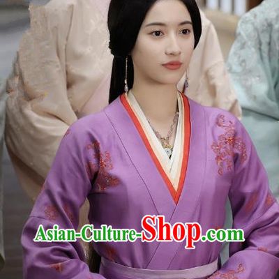 Chinese Ancient Royal Infanta Garment Costumes Han Dynasty Noble Lady Clothing TV Series Love Like The Galaxy Wang Ling Dresses