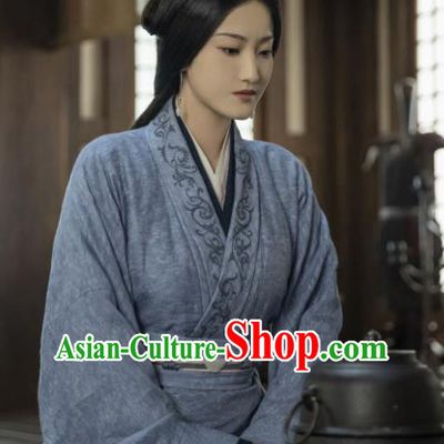 Chinese TV Series Love Like The Galaxy Women Dress Han Dynasty Garment Costumes Ancient Female Civilian Clothing