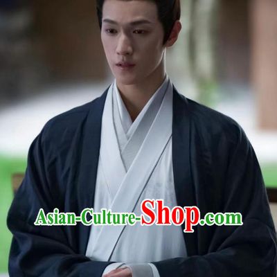 Chinese Han Dynasty Young Childe Garment Costumes Ancient Gifted Scholar Clothing TV Series Love Like The Galaxy Yuan Shen Apparels