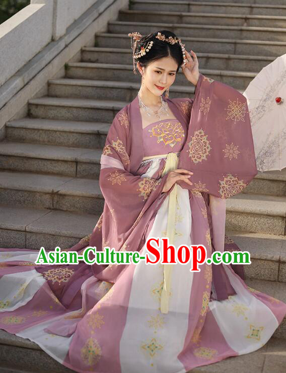 China Traditional Hanfu Dresses Tang Dynasty Empress Costumes Ancient Court Woman Clothing China Traditional Hanfu Dresses Tang Dynasty Empress Costumes Ancient Court Woman Clothing