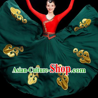 China Classical Dance Dress Women Group Show Costume Opening Dance Clothing