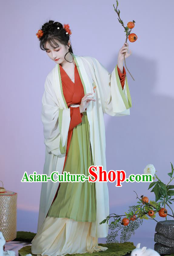 China Traditional Female Hanfu Dress Ancient Young Woman Costumes Song Dynasty Princess Clothing China Traditional Female Hanfu Dress Ancient Young Woman Costumes Song Dynasty Princess Clothing