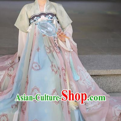 China Ancient Princess Garment Costumes Traditional Hanfu Ruqun Dresses Tang Dynasty Palace Lady Clothing