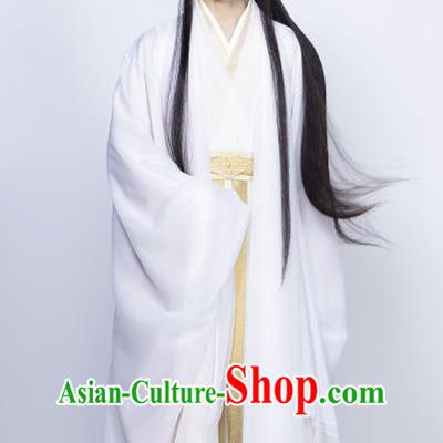 China Ancient God Costumes TV Series Swordsman Clothing Drama Immortal Samsara Lord Ying Yuan White Garments