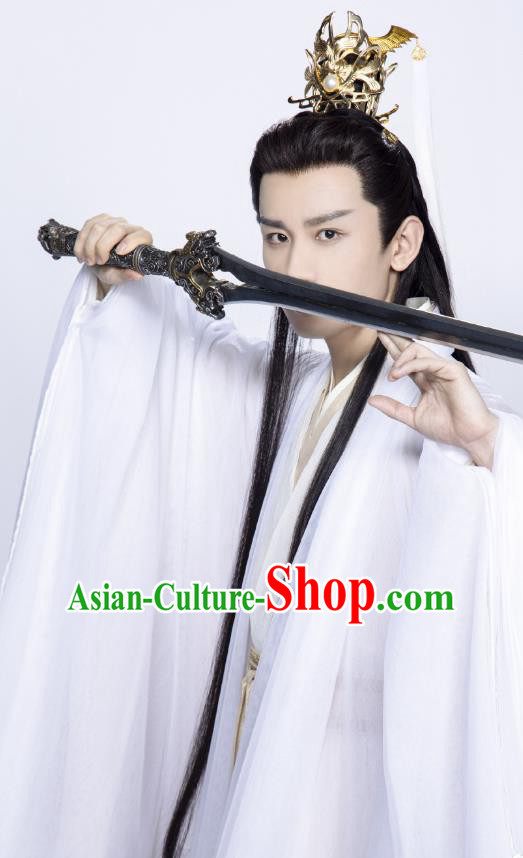 China Ancient God Costumes TV Series Swordsman Clothing Drama Immortal Samsara Lord Ying Yuan White Garments China Ancient God Costumes TV Series Swordsman Clothing Drama Immortal Samsara Lord Ying Yuan White Garments