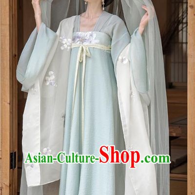 China Ancient Noble Woman Clothing Tang Dynasty Imperial Consort Costume Traditional Hanfu Dresses
