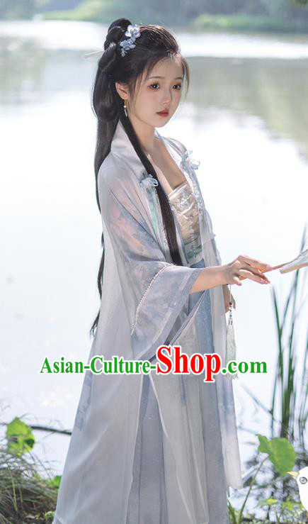 Chinese Song Dynasty Female Costumes Ancient Beizi Skirt Clothing Women Hanfu Set Chinese Song Dynasty Female Costumes Ancient Beizi Skirt Clothing Women Hanfu Set