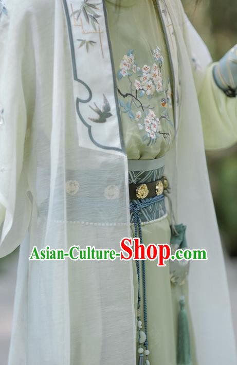 Chinese Male Hanfu Song Dynasty Costumes Ancient Swordsman Green Clothing Chinese Male Hanfu Song Dynasty Costumes Ancient Swordsman Green Clothing