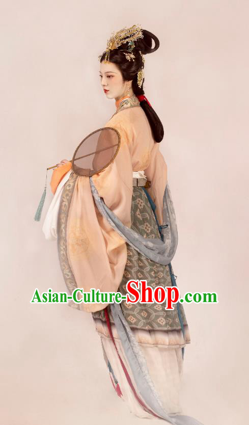 Chinese Song Dynasty Empress Dresses Traditional Hanfu Ancient Court Woman Garment Costumes Complete Set Chinese Song Dynasty Empress Dresses Traditional Hanfu Ancient Court Woman Garment Costumes Complete Set
