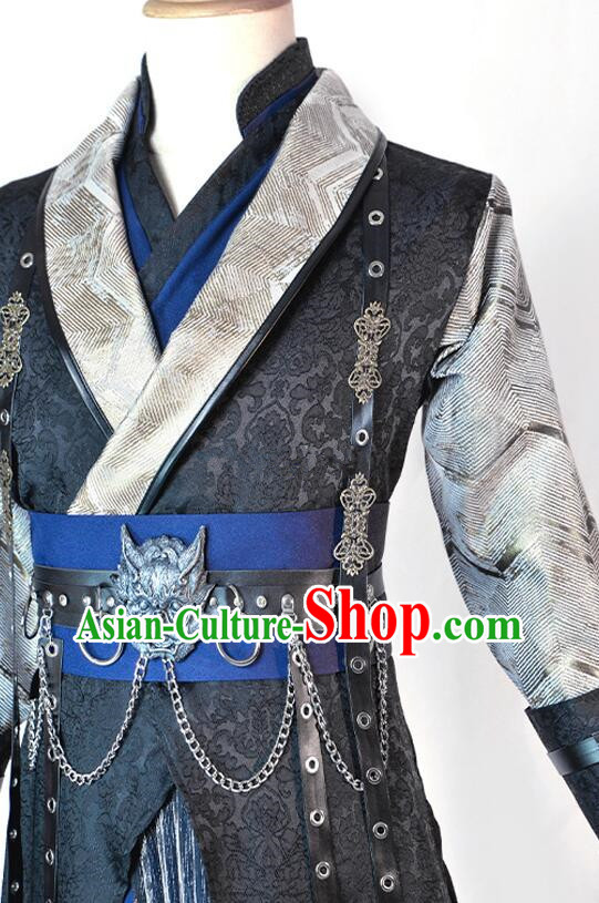Chinese Ancient Swordsman Clothing Cosplay Mo Ran Knight Kawaler Costumes Chinese Ancient Swordsman Clothing Cosplay Mo Ran Knight Kawaler Costumes