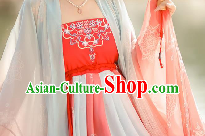 China Ancient Princess Hezi Clothing Tang Dynasty Garment Costumes Traditional Fairy Hanfu Dresses China Ancient Princess Hezi Clothing Tang Dynasty Garment Costumes Traditional Fairy Hanfu Dresses